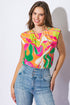 send-a-postcard-woven-top Flying Tomato-Sophia's Style-3